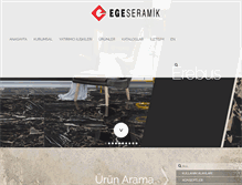 Tablet Screenshot of egeseramik.com